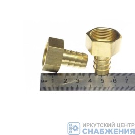 Штуцер М22х1.5 шланг 14мм ВР (уп.5) СШВ14М22