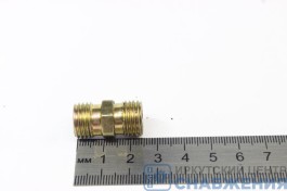 Штуцер М14х1.5-14х1.5 проходной (уп.10) БелЗАН 853975-009