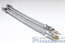 Удлинитель нипеля 350мм для внутреннего колеса (металлическая оплетка, наконечник латунь) 5336-3116010