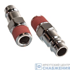 Адаптер быстросъемный с внешней резьбой 1/4" тип БРС (папа) JTC-D20PMA