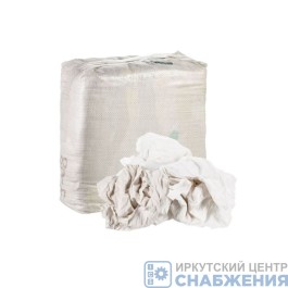 Ветошь обтирочная лоскутная крупная (белая простынная) (уп.10кг) 1634821 (цена за1кг)