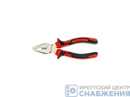 Пассатижи 180мм, MATRIX Nickel, красно-черная ручка 16904