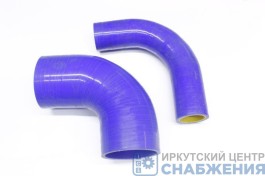 Патрубок угловой 90град D-60, L-100х100 силикон DCEC