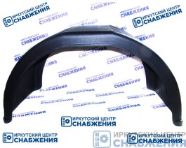 Крыло заднее пластиковое 690-К (двускатное) рифленое с площадкой 12R22.5 12.00-21 МАЗ ЕВРОТЯГАЧ ПОЛУПРИЦЕПЫ ПЕТРОПЛАСТ PPL-60503132