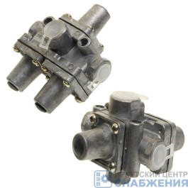 Клапан защитный 3-х контурный КАМАЗ, МАЗ, УРАЛ, ЗИЛ (ан.100-3515210) MEGAPOWER 350-14-004