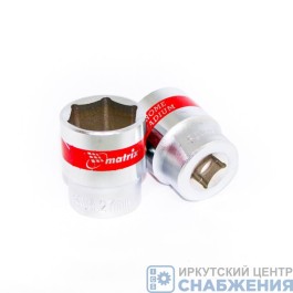 Головка торцевая 6гр. 1/2" 27мм MATRIX 13127