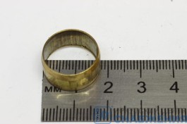 Муфта ф16 коническая латунь (уп.10) РЗИ 864819
