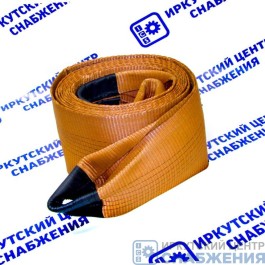 Трос буксировочный 42т 5м РОСТРОС ПРЕМИУМ, 2 петли, в пакете 18042