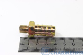 Штуцер М10х1.0 шланг 12мм НР (уп.5) СШН12М10