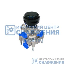 Клапан ускорительный КАМАЗ, ЗИЛ, МАЗ с глушителем MEGAPOWER 350-19-002