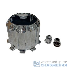 Заглушка заднего моста R-22.5 пластик хром (к-т 2шт) DIAMOND HOPE DH11975