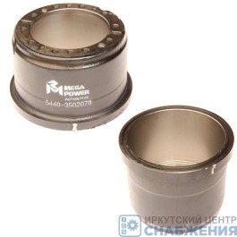 Барабан тормозной МАЗ 5440, АМАЗ задний (ан.5440-3502070) MEGAPOWER 350-32-029