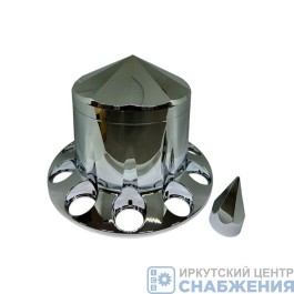 Заглушка заднего моста R-22.5 пластик хром (к-т 2шт) DIAMOND HOPE DHH-2R