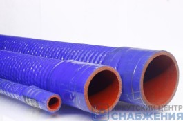 Патрубок гофрированный силиконовый D=60 L=400 SF