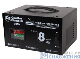 Зарядное устройство QUATTRO ELEMENTI BC 8M, 12В, 8А 770-087