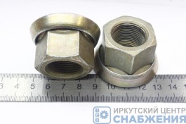 Гайка М 22х1.5 колеса КАМАЗ ЕВРО (33, ключ 32) (кл.пр 8) (уп.10) БелЗАН 00356-7174800-009