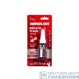 Фиксатор резьбы ABRO MASTERS неразъемный красный 10г (уп.12) TL-010-RD