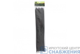 Хомуты 500х8мм, пластмассовые, черные (уп.50), СИБРТЕХ 45588