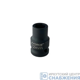 Головка торцевая ударная 6гр. 1/2" 12мм L=38мм J-FORCE JF-121212S