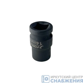 Головка торцевая ударная 6гр. 1/2" 14мм L=38мм J-FORCE JF-121214S