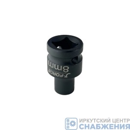 Головка торцевая ударная 6гр. 1/2" 8мм L=38мм J-FORCE JF-121208S
