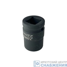 Головка торцевая ударная 6гр. 3/4" 22мм L=60мм J-FORCE JF-123422S