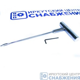 Шило для вставки жгута металлическая ручка длинное жало TRT-010BL