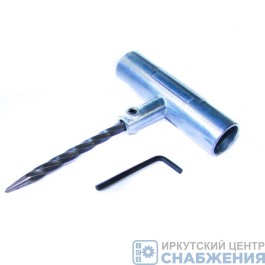 Шило для зачистки проколов спиральное металлическая ручка TRT75PR-1