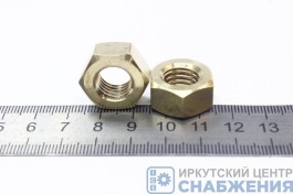 Гайка М 12х1.75 коллектора латунь ЗИЛ РЗИ (уп.20) 250538-латунь