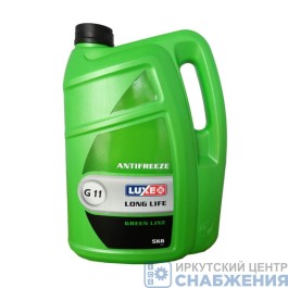 Антифриз LUXOIL -40С G11 5кг зеленый LONG LIFE 666