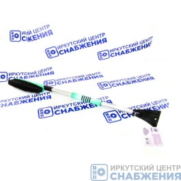 Щетка-сметка для снега со скребком, телескопическая L=88-118см АТ00131