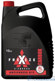 Антифриз X-Freeze -40С G12+ 10кг красный Cardox 430206075