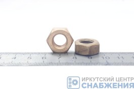 Гайка М 10х1.25 коллектора (омедненная) многоцелевая КАМАЗ БелЗАН (уп.50) (кл.пр 10) 1/21647-279