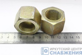 Гайка М 24х1.5 стремянки задней рессоры КАМАЗ 8т Н-28, ключ-36 (уп.10) (кл.пр 8) БелЗАН 4310-2912416-009