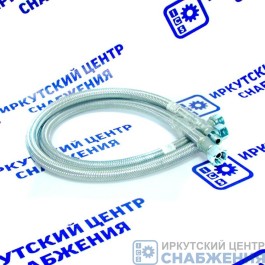 Шланг тормозной L=820мм КАМАЗ 4310 металлическая оплетка гайка 24-гайка 24 BPT