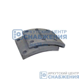 Накладка тормозная КАМАЗ сверленная расточенная с заклепками к-т 8 шт АККОР 53212-3501105