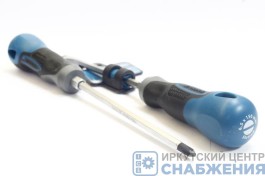 Отвертка PZ3.0х150мм S2 трехкомпонентная рукоятка GROSS 12163