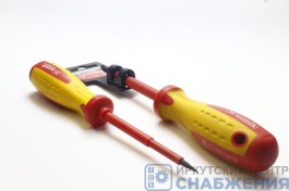 Отвертка SL4.0x100мм CrMo до 1000V MATRIX 12916