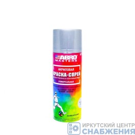 Краска алюминевая 400мл ABRO MASTERS (уп.12) SP-026-AM