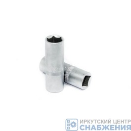 Головка торцевая глубокая свечная 6гр. 1/2" 16мм STELS 13634