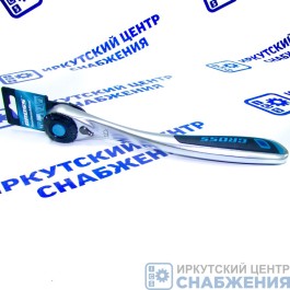 Ключ-трещотка 1/2", 120 зуб. CrV, быстрый сброс, цельнометал. рукоятка GROSS 14137