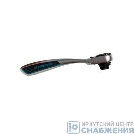 Ключ-трещотка 3/8", 120зубов, L-195мм, CrV, быстрый сброс, цельнометаллический GROSS 14136