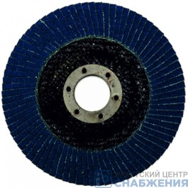 Круг наждачный лепестковый торцевой 125мм Р80 циркониевый WILLMARK 39974К