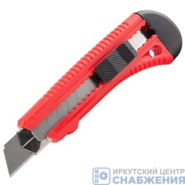 Нож, 18 мм, выдвижное лезвие металл. направляющая MATRIX 78918