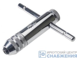 Вороток для метчиков М5-М12 с трещоткой хром MATRIX 76907