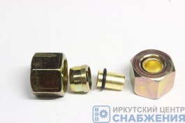 Ремкомплект тормозной трубки D-6мм АВТОТОРГ (неполный) АТ10812/KR-2818