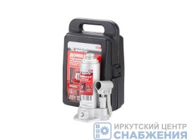 Домкрат гидравл.бутылочный, 4т, пластиковый кейс, MATRIX 50754