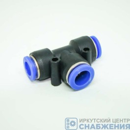 Фитинг тройник, 12х12х12мм, пластик (уп.25) АТ10356/PUT12