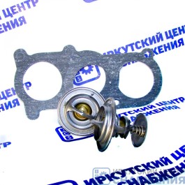 Термостат в сборе 80С КАМАЗ набор (2шт+прокладка) ELTRA ТС107-1306100-01М2+1