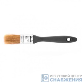 Кисть плоская, 25мм "Евро" натуральная  щетина, пластмассовая ручка MATRIX 83061